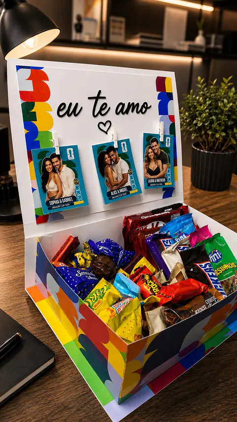 Caixa Love Copa do Mundo 2026 Editável no Canva
