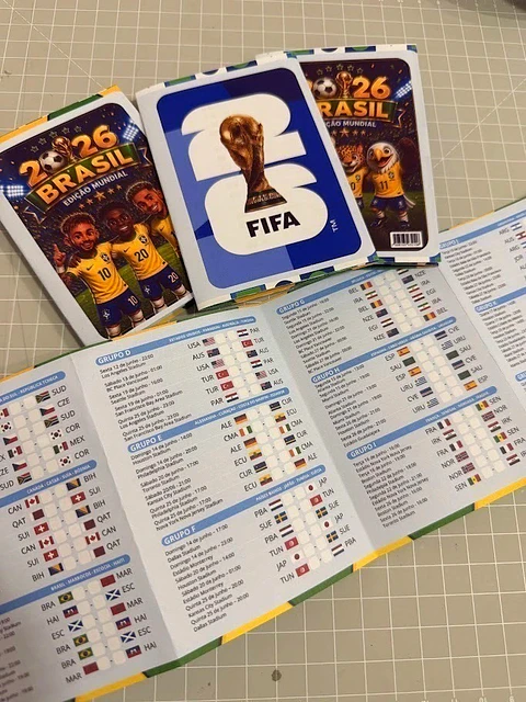 Tabela da Copa 2026 Editável no Canva para Imprimir