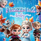 Frozen Baby Kit Digital PNG para Personalizados - Thumbnail 1