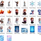 Frozen Baby Kit Digital PNG para Personalizados - Thumbnail 3