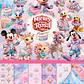 Kit Digital Mickey Circo Rosa 3D PNG e Fundos JPG - Thumbnail 2