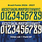 Fonte Brasil Copa 2026 Vetorizada CDR + TTF - Miniatura 1