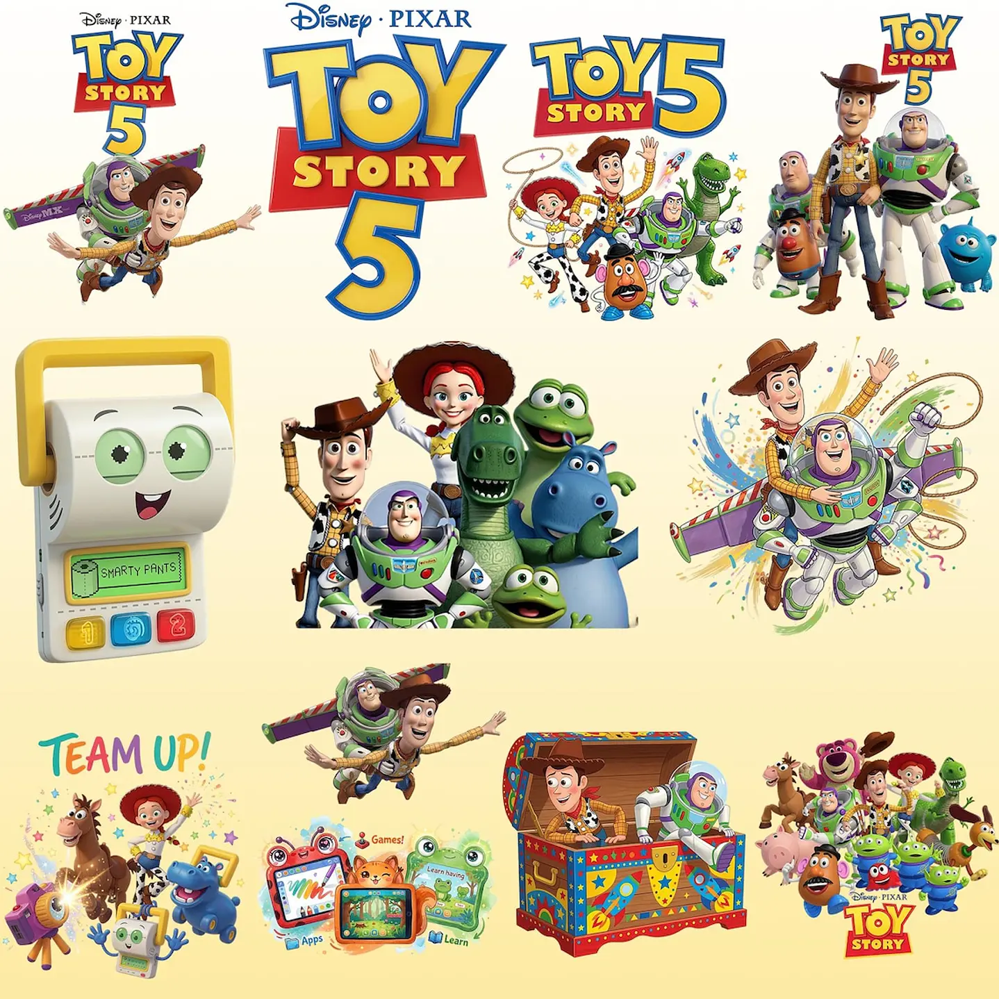 Pack Digital Toy Story 5 Completo para Personalizados 3