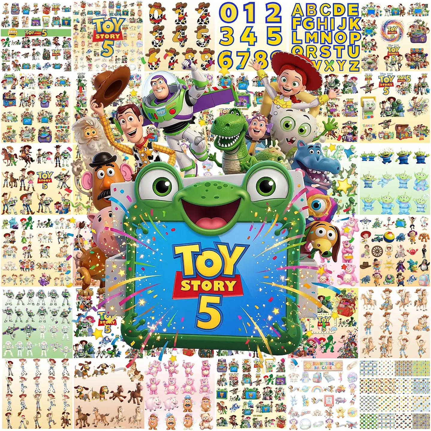 Pack Digital Toy Story 5 Completo para Personalizados 2