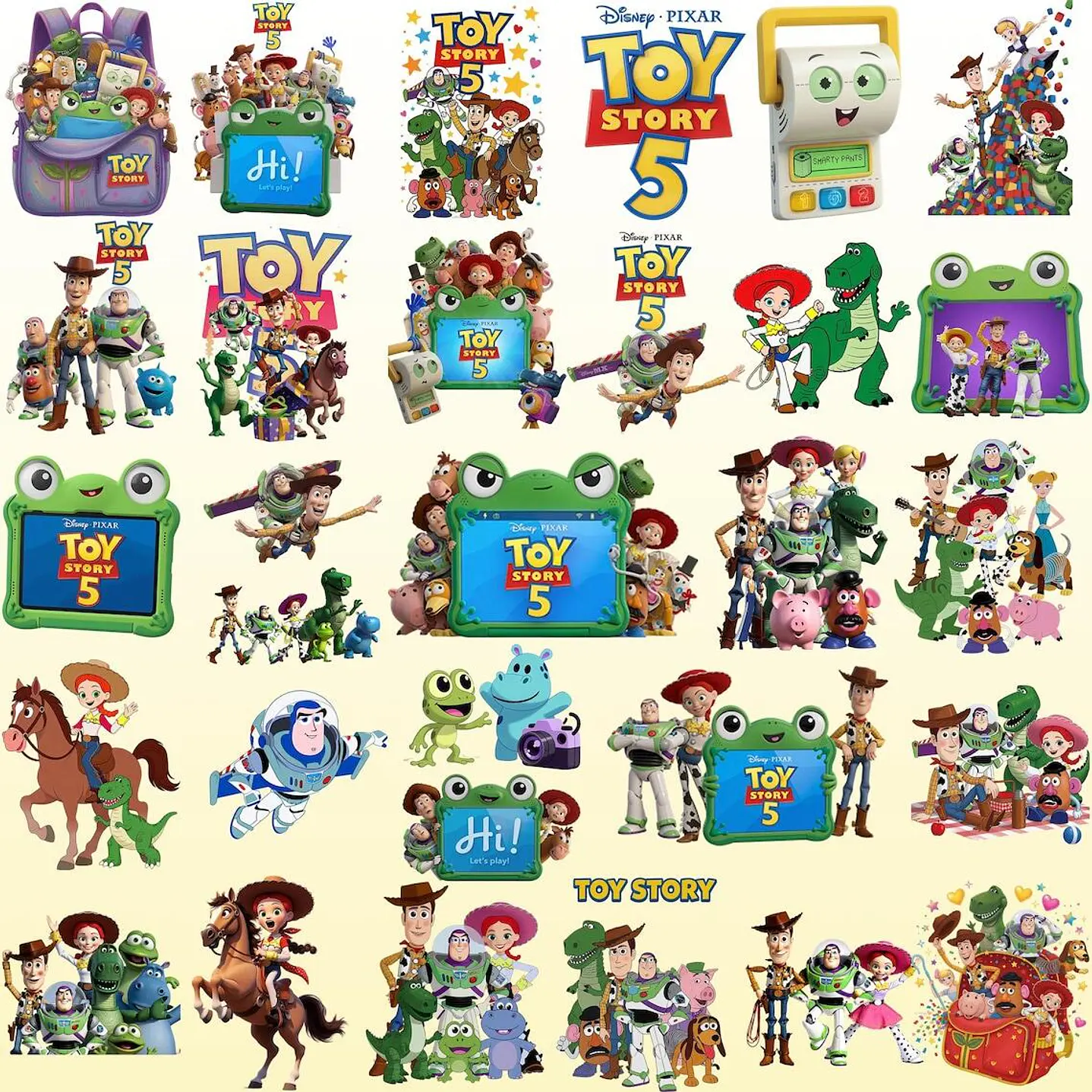 Pack Digital Toy Story 5 Completo para Personalizados 8