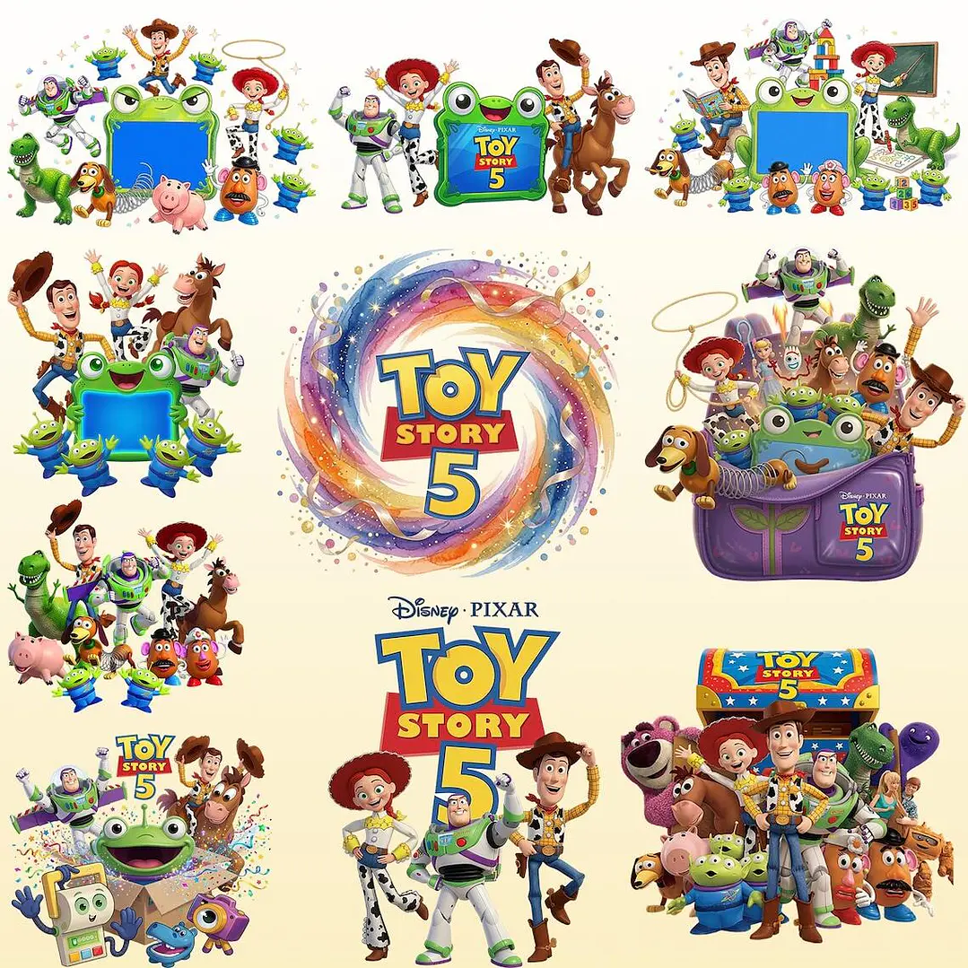 Pack Digital Toy Story 5 Completo para Personalizados 9