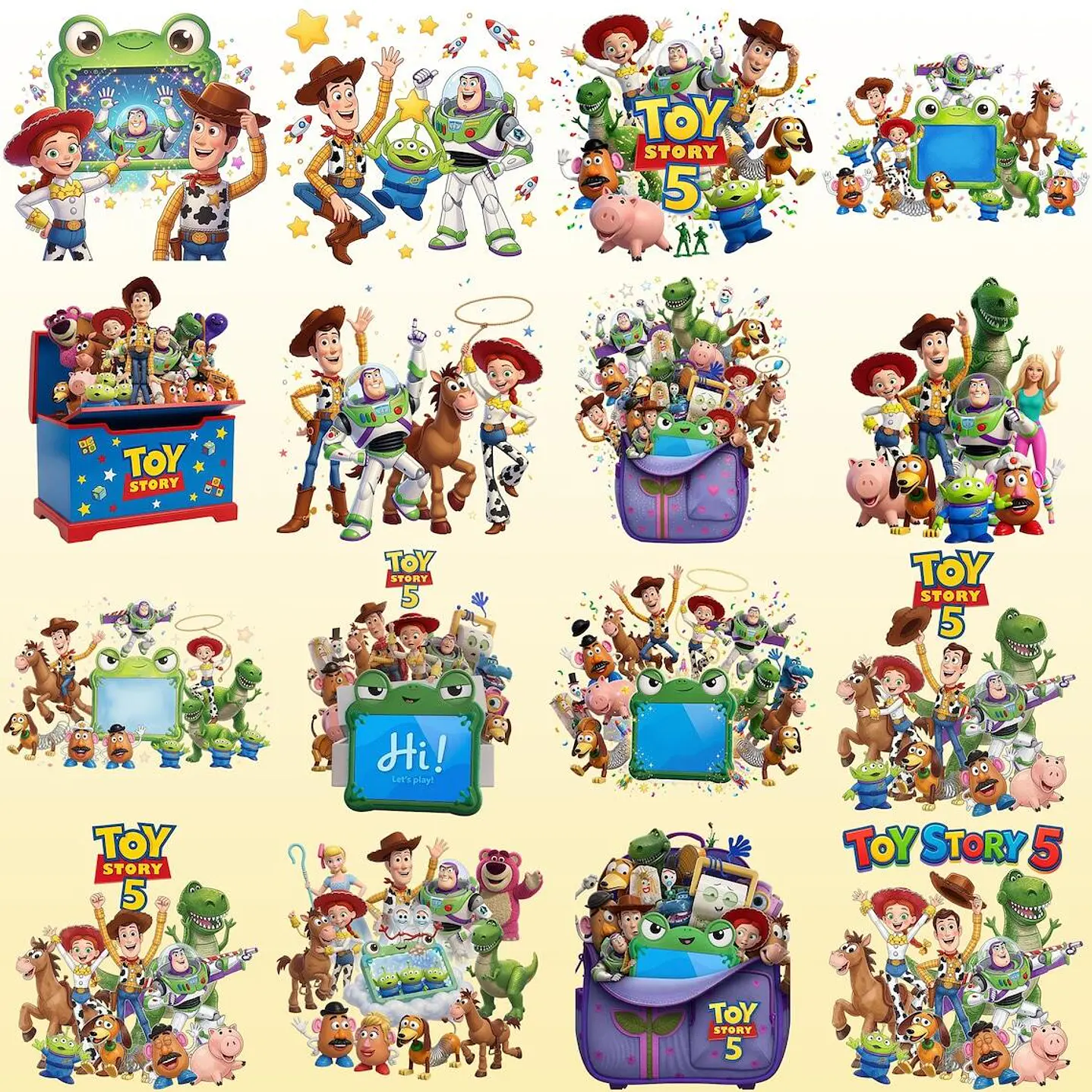 Pack Digital Toy Story 5 Completo para Personalizados 10