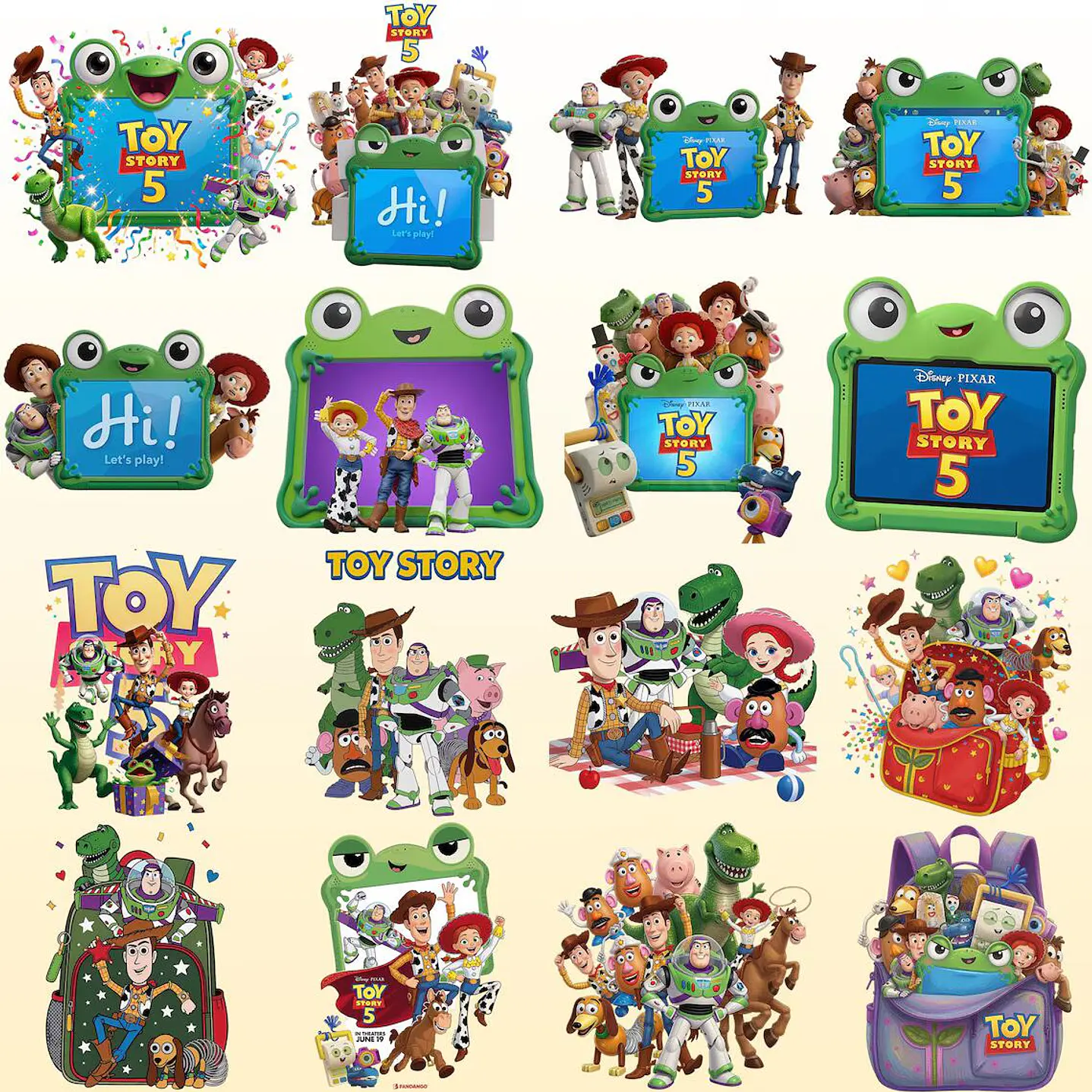 Pack Digital Toy Story 5 Completo para Personalizados 11