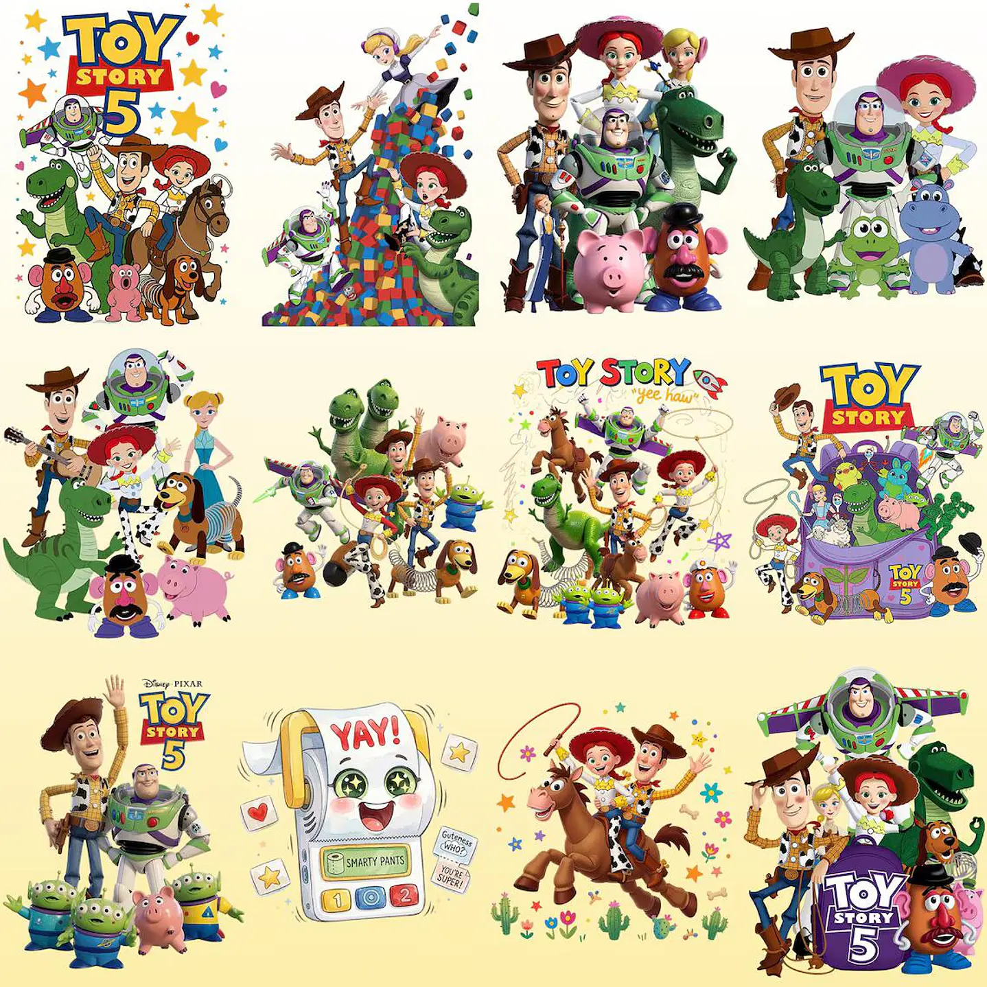 Pack Digital Toy Story 5 Completo para Personalizados 14