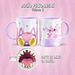 Kit 17 Artes Caneca Boca Personagens PNG - Miniatura 25