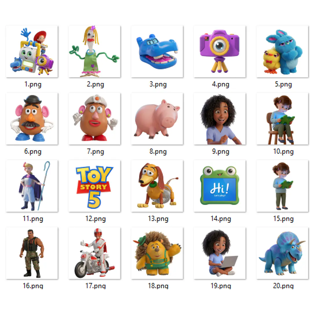 Kit Digital Toy Story 5 PNG e Fundos JPG 2