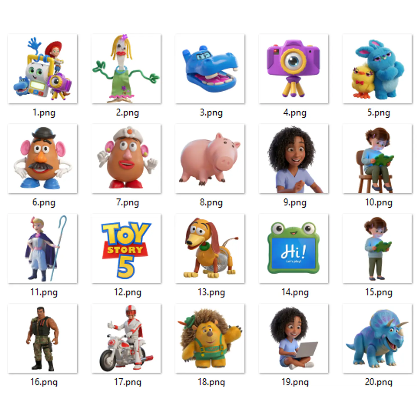 Kit Digital Toy Story 5 PNG e Fundos JPG 2