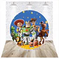 Pack Digital 20 Painéis Redondos para Festa JPG e PDF - Miniatura 2