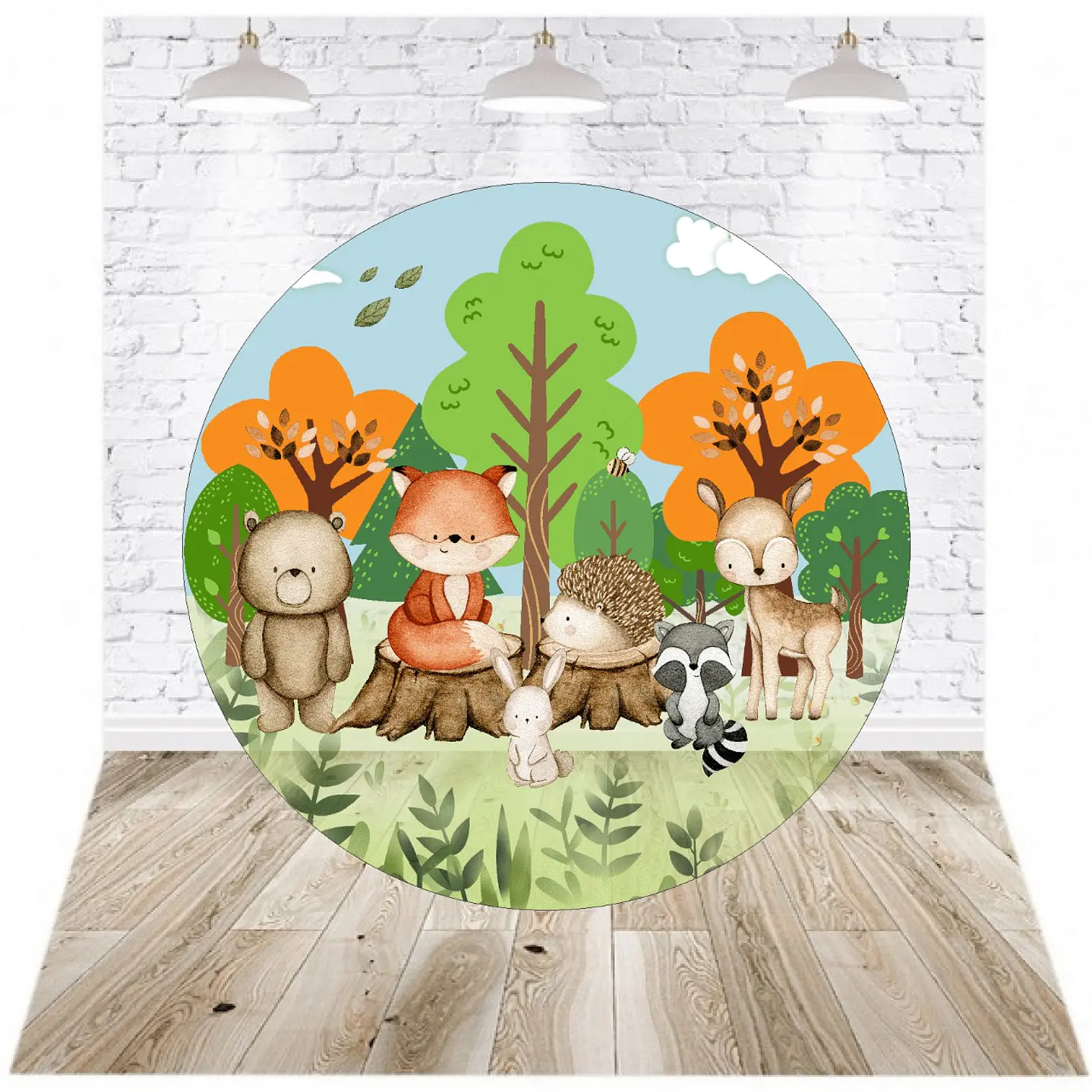 Pack Digital 20 Painéis Redondos para Festa JPG e PDF 21