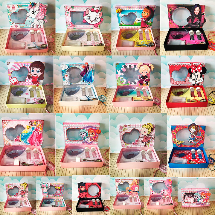 Pack Páscoa 17 Caixas Mini Confeiteiro Menina  1