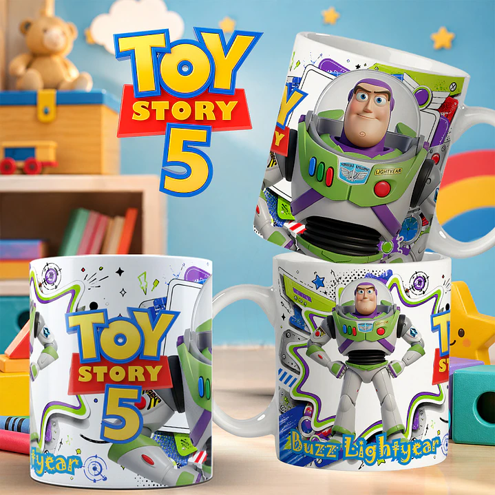 14 Artes Canecas Toy Story 5 PNG em Alta Resolução 2