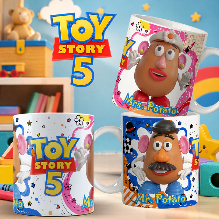 14 Artes Canecas Toy Story 5 PNG em Alta Resolução 5