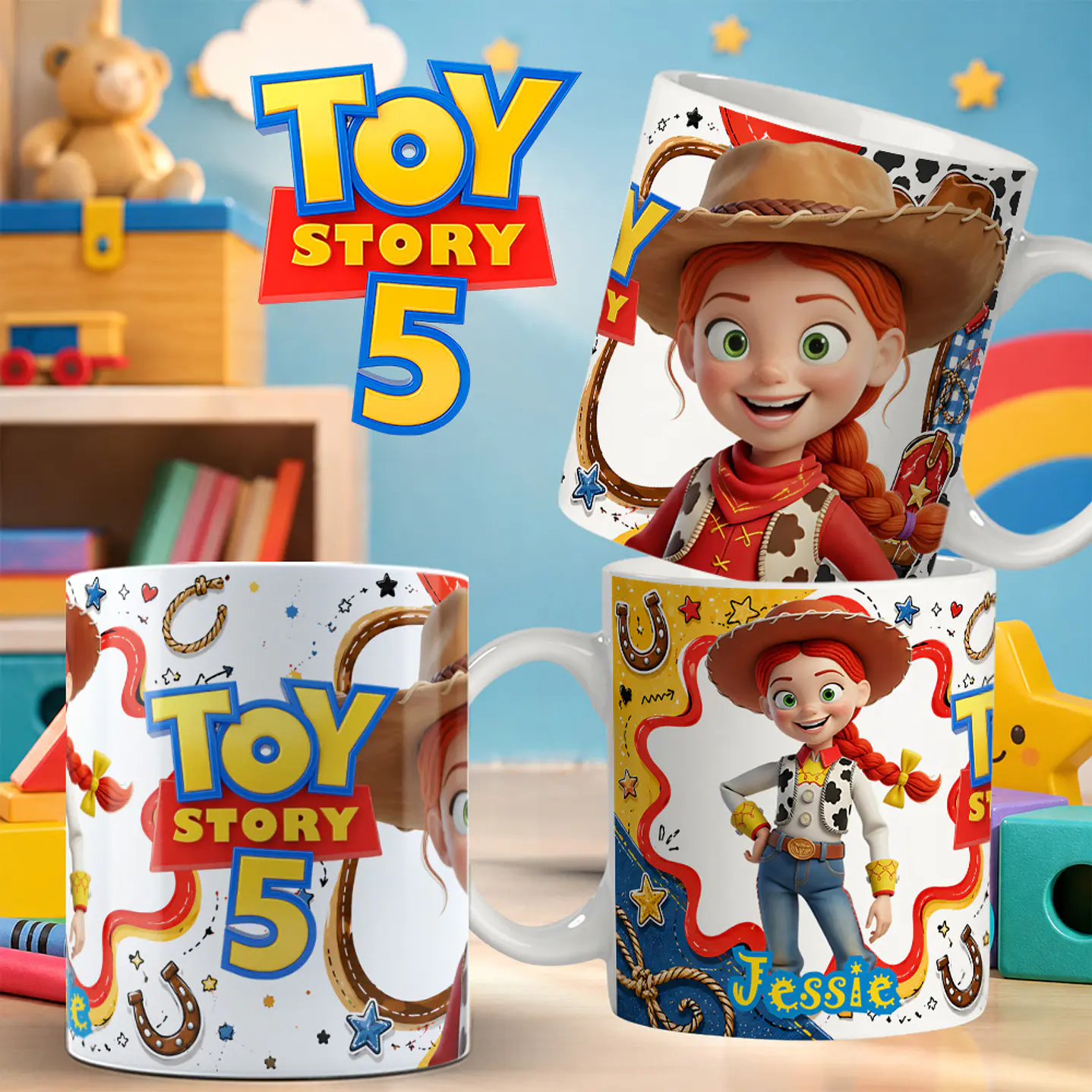 14 Artes Canecas Toy Story 5 PNG em Alta Resolução 11