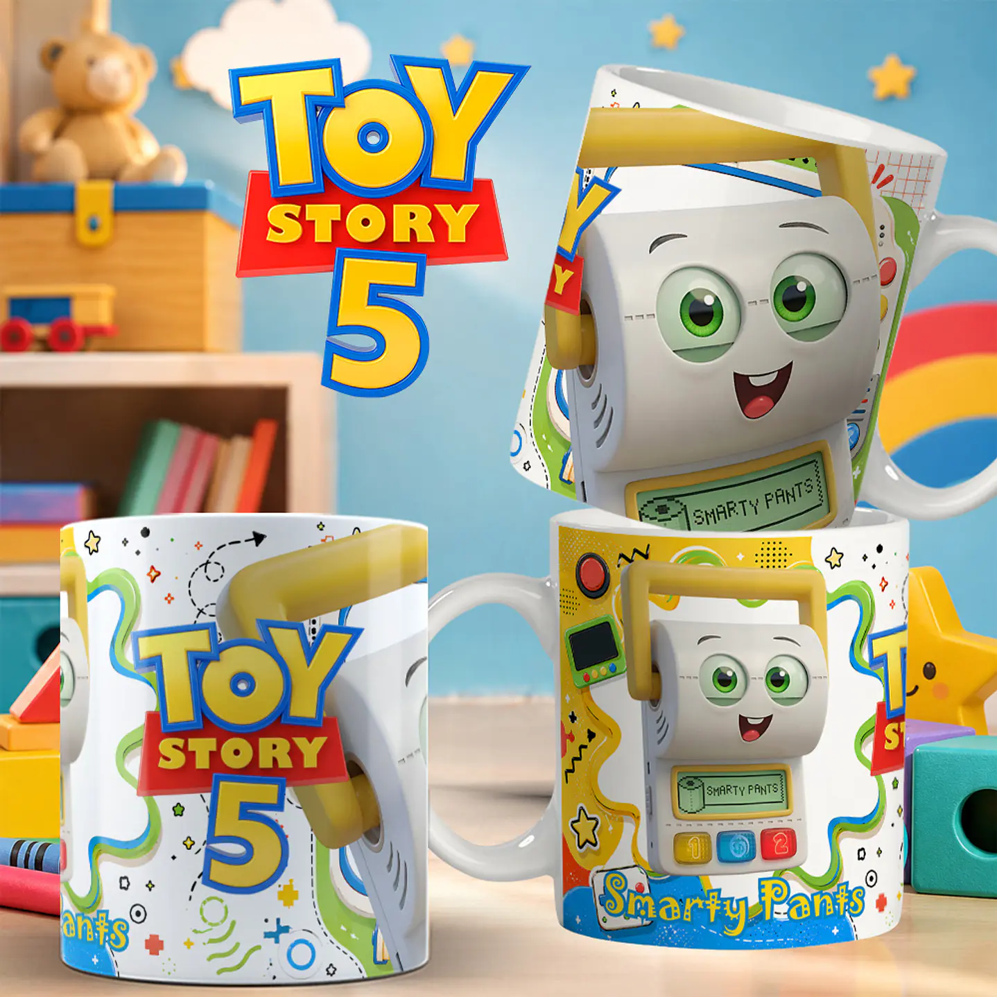 14 Artes Canecas Toy Story 5 PNG em Alta Resolução 12