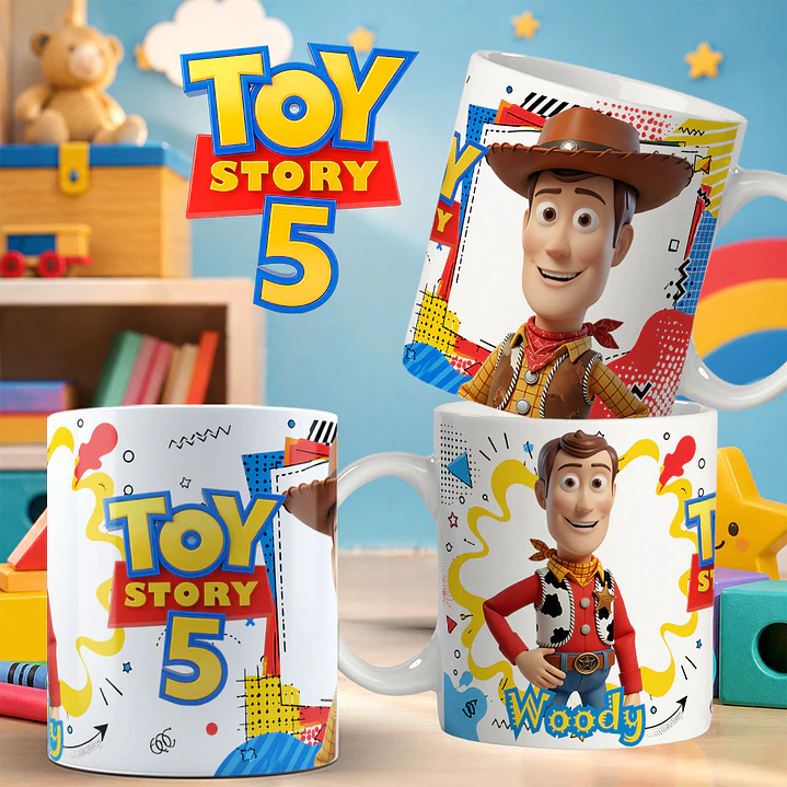 14 Artes Canecas Toy Story 5 PNG em Alta Resolução 13