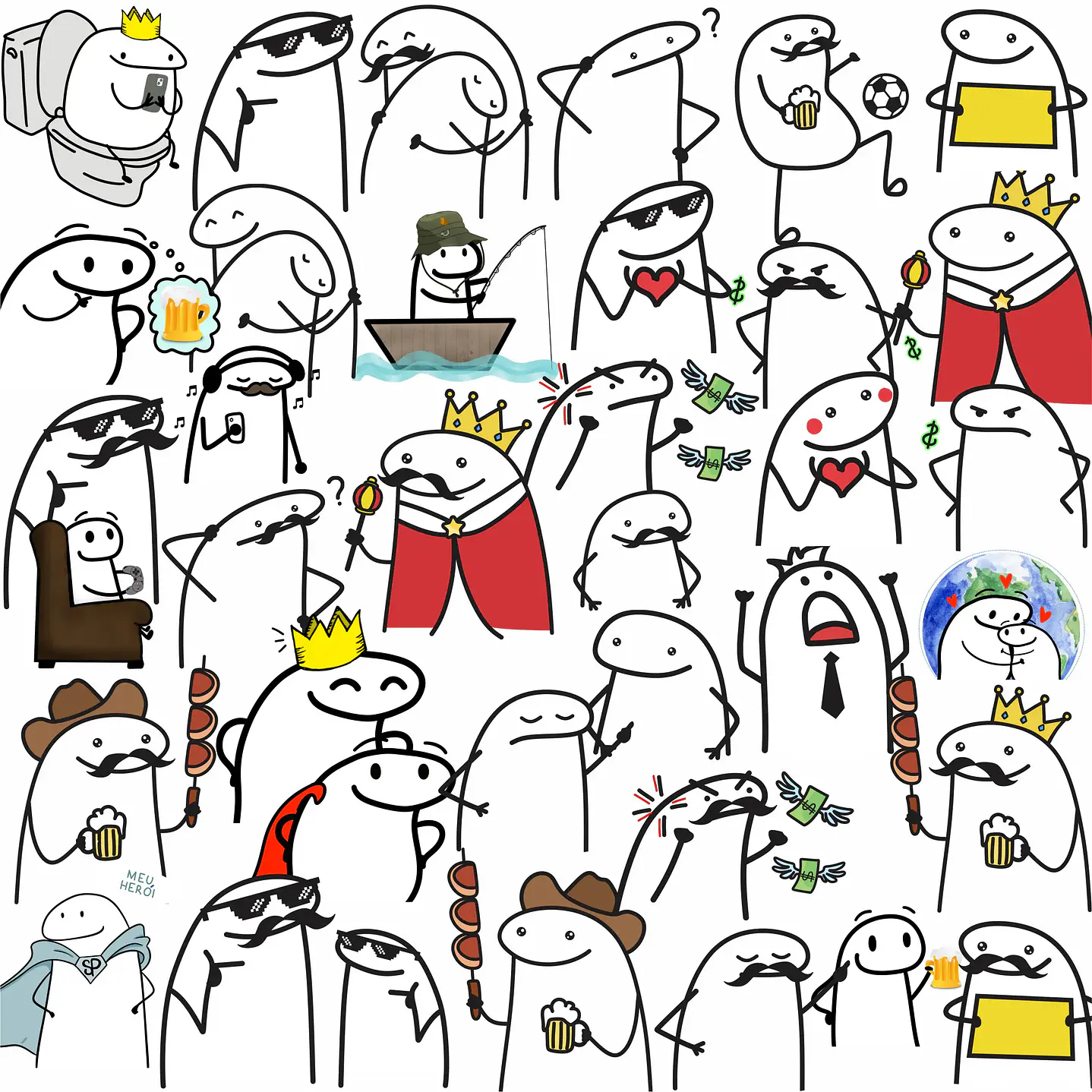 Kit Digital Flork Dia dos Pais Completo PNG para Sublimação 4