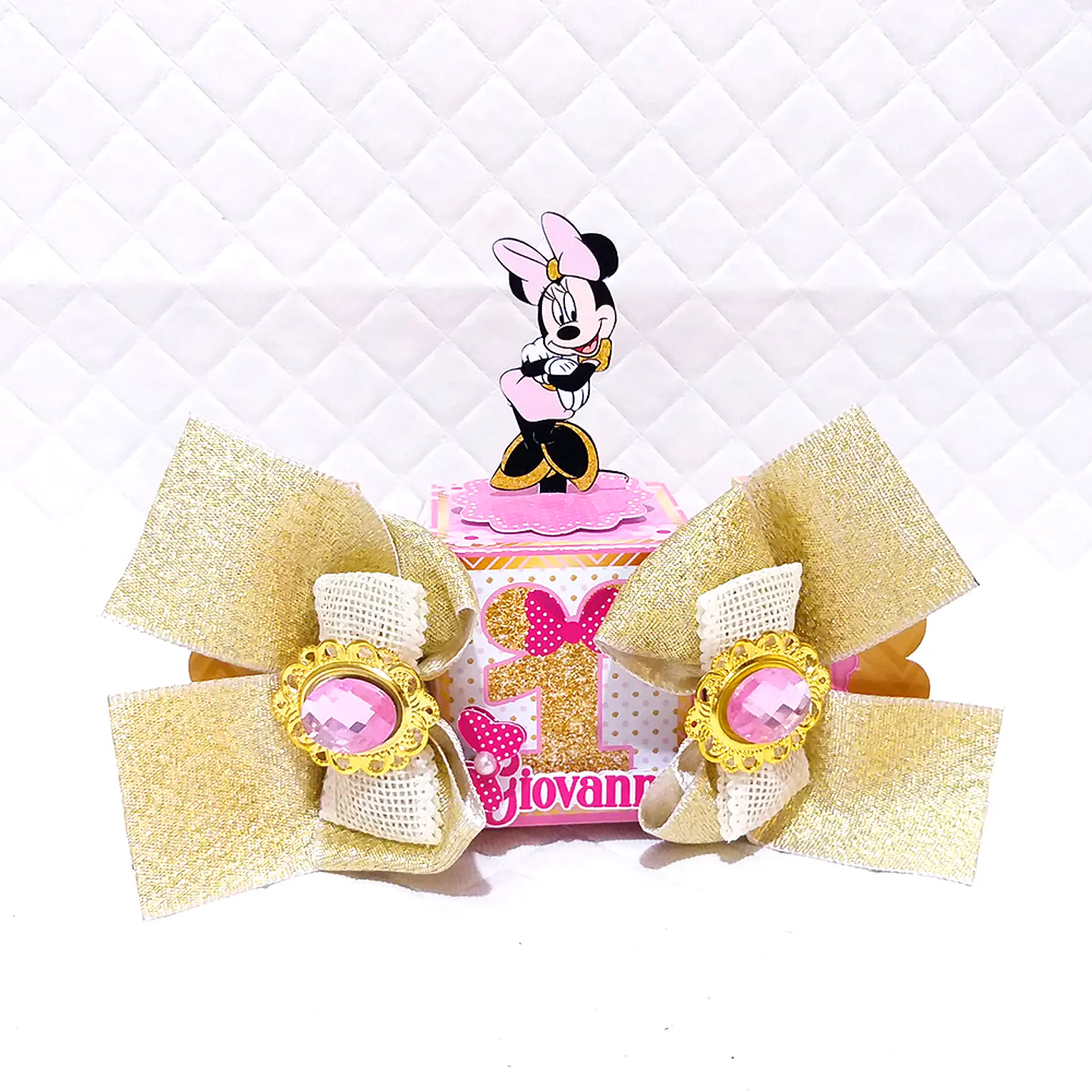 Arquivo de Corte Minnie Luxo Rosa Studio e PDF 3