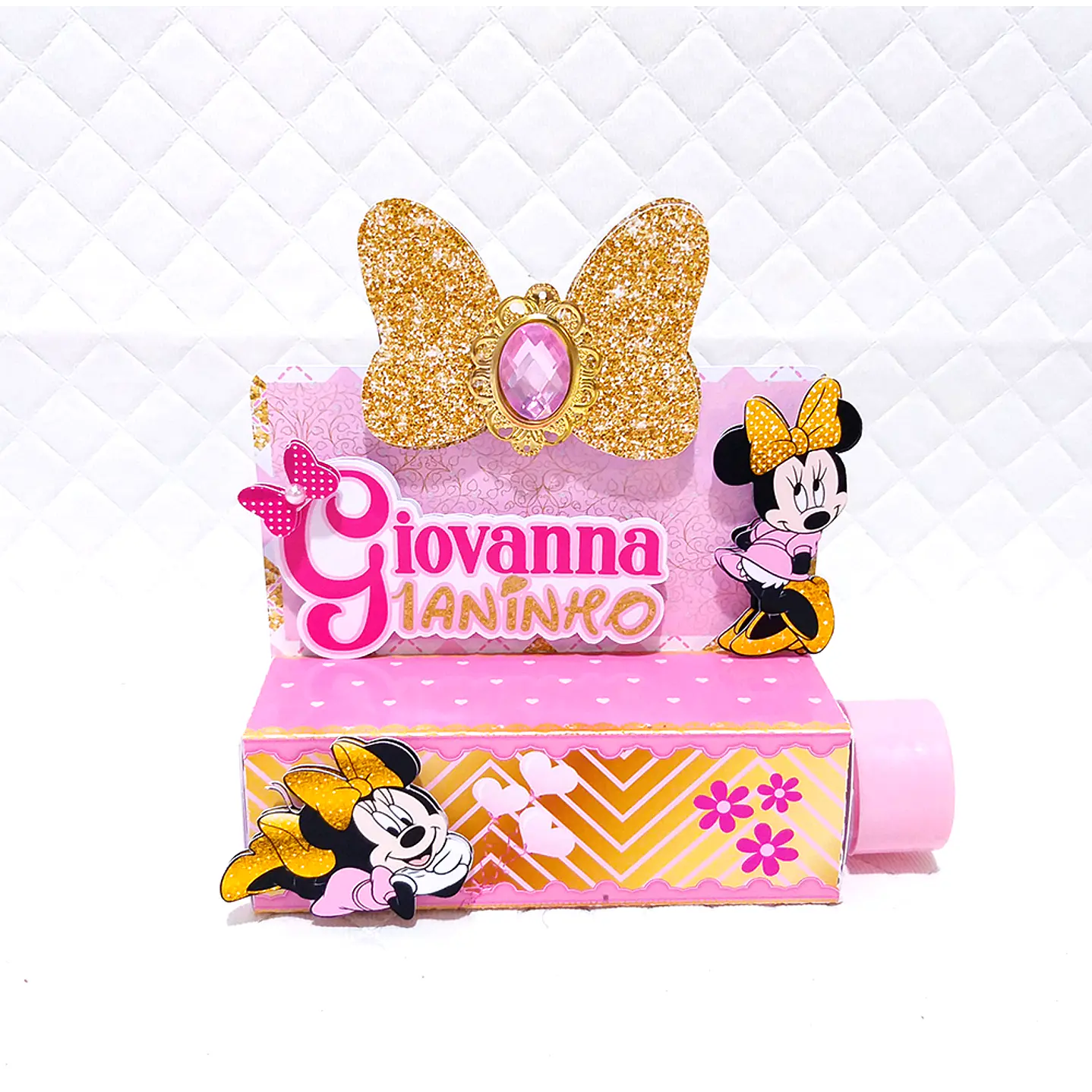 Arquivo de Corte Minnie Luxo Rosa Studio e PDF 4