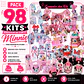 Pack 98 Kits Completos Minnie Arquivos de Corte para Silhouette - Miniatura 1