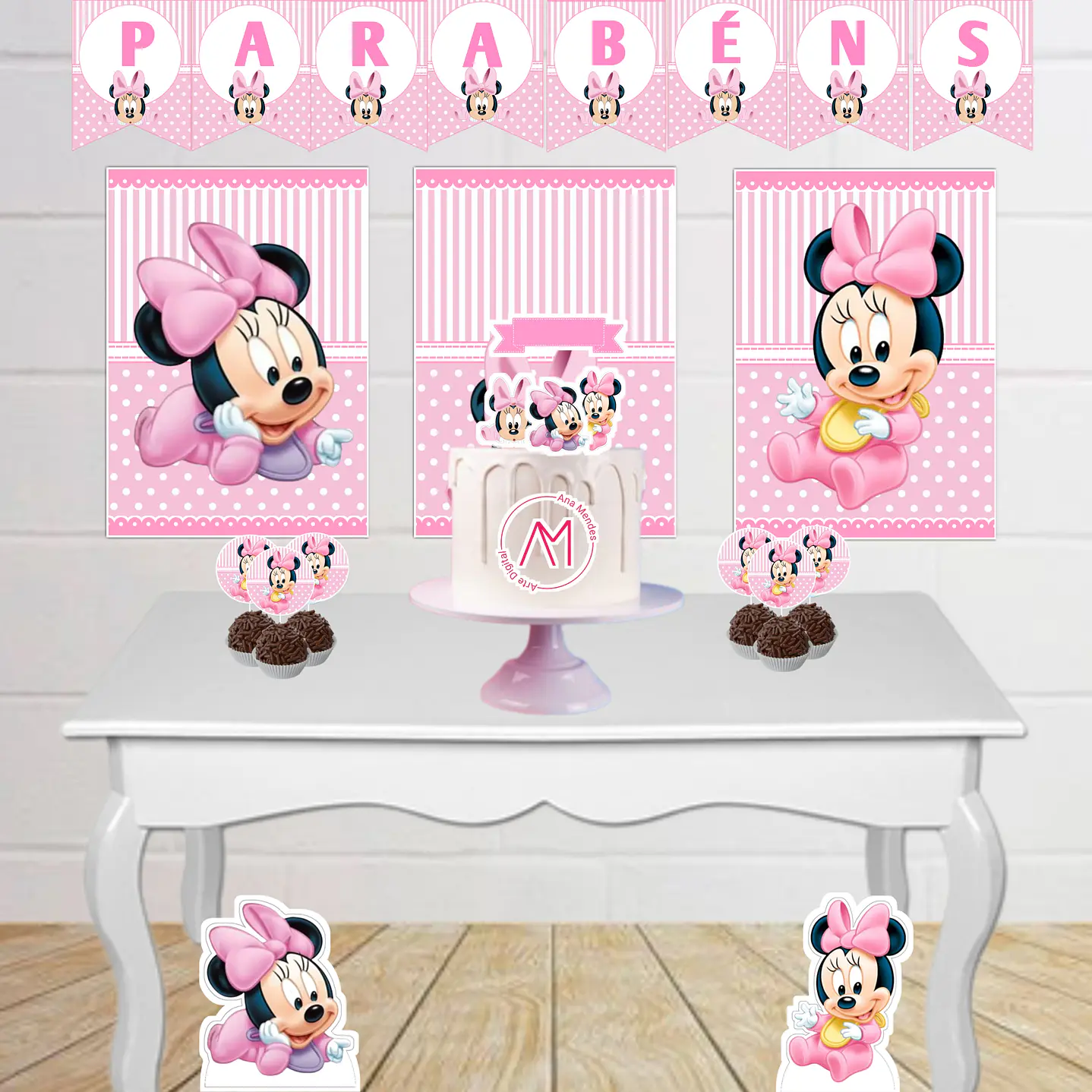Pack 98 Kits Completos Minnie Arquivos de Corte para Silhouette 7