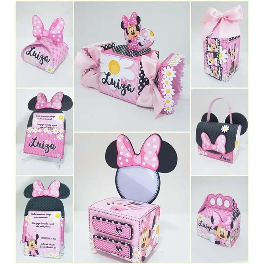 Pack 98 Kits Completos Minnie Arquivos de Corte para Silhouette 10
