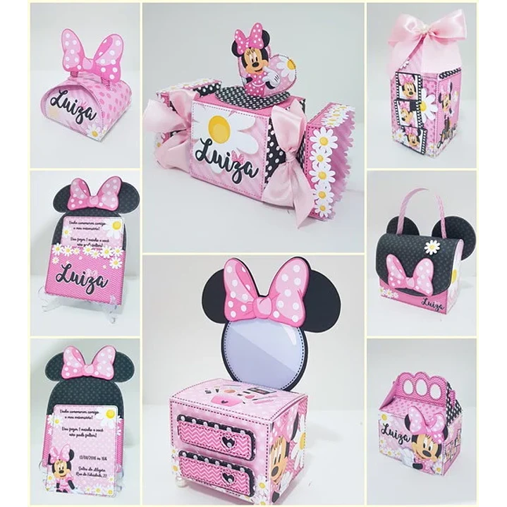 Pack 98 Kits Completos Minnie Arquivos de Corte para Silhouette 10