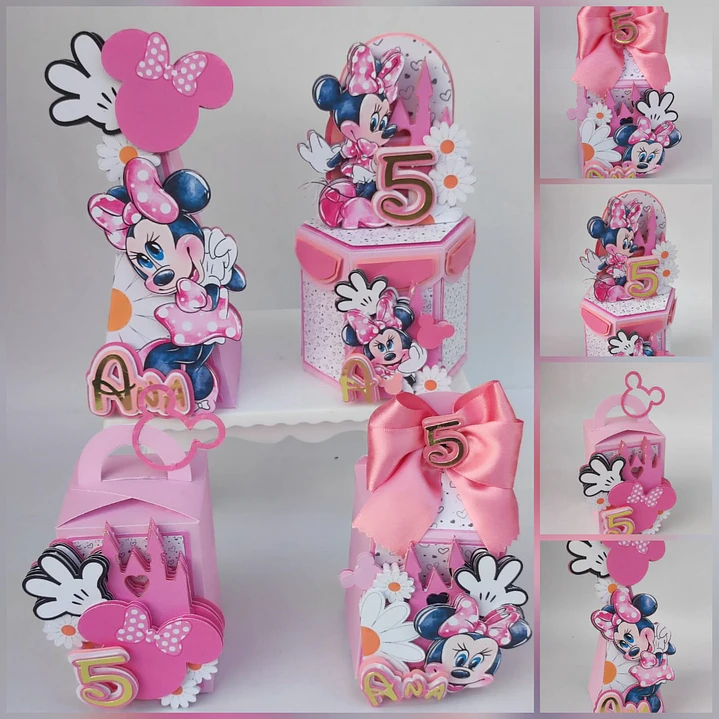 Arquivos de Corte Minnie Rosa aquraela para Silhouette 1