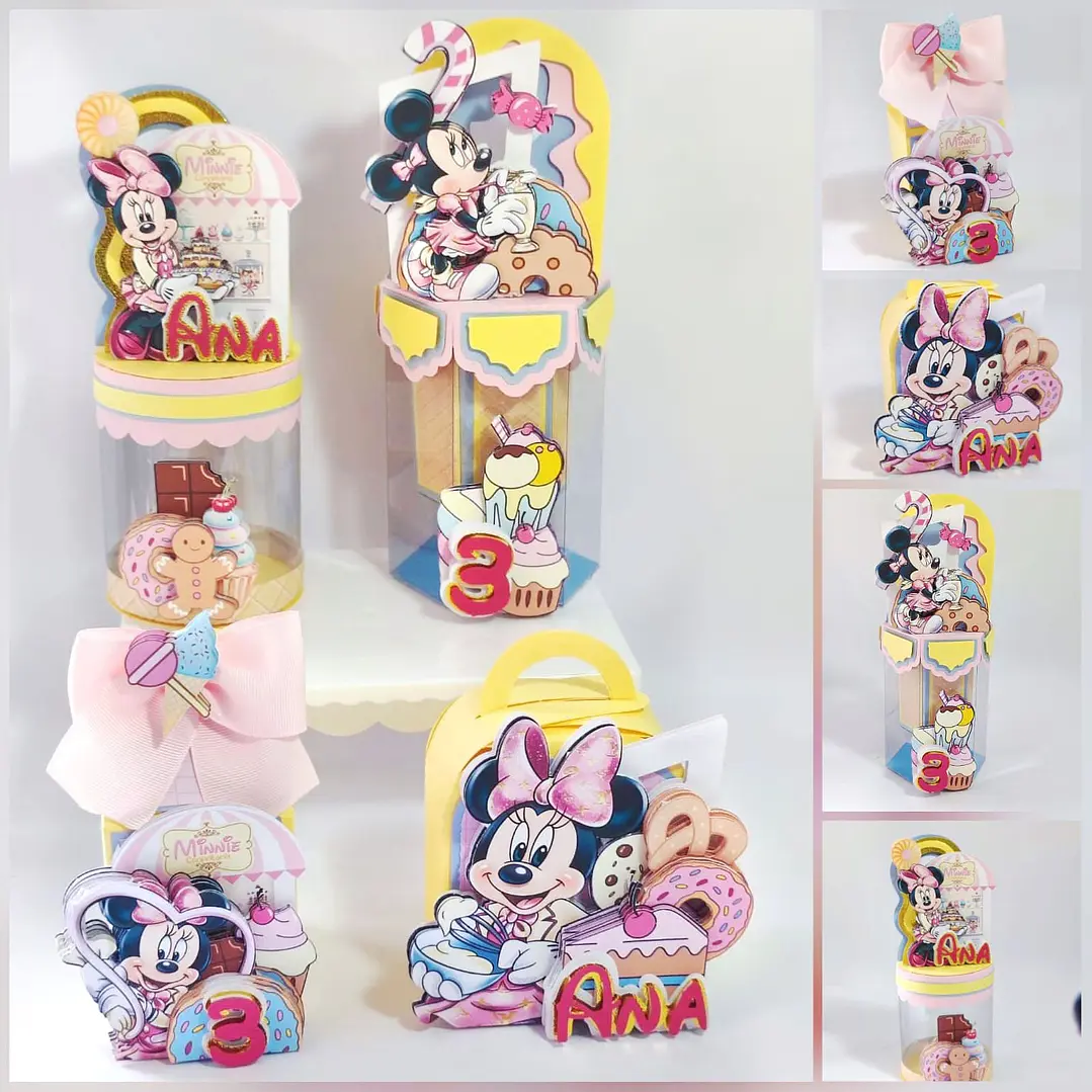 Kit Digital Minnie Confeiteira Arquivo de Corte Studio e PDF 1