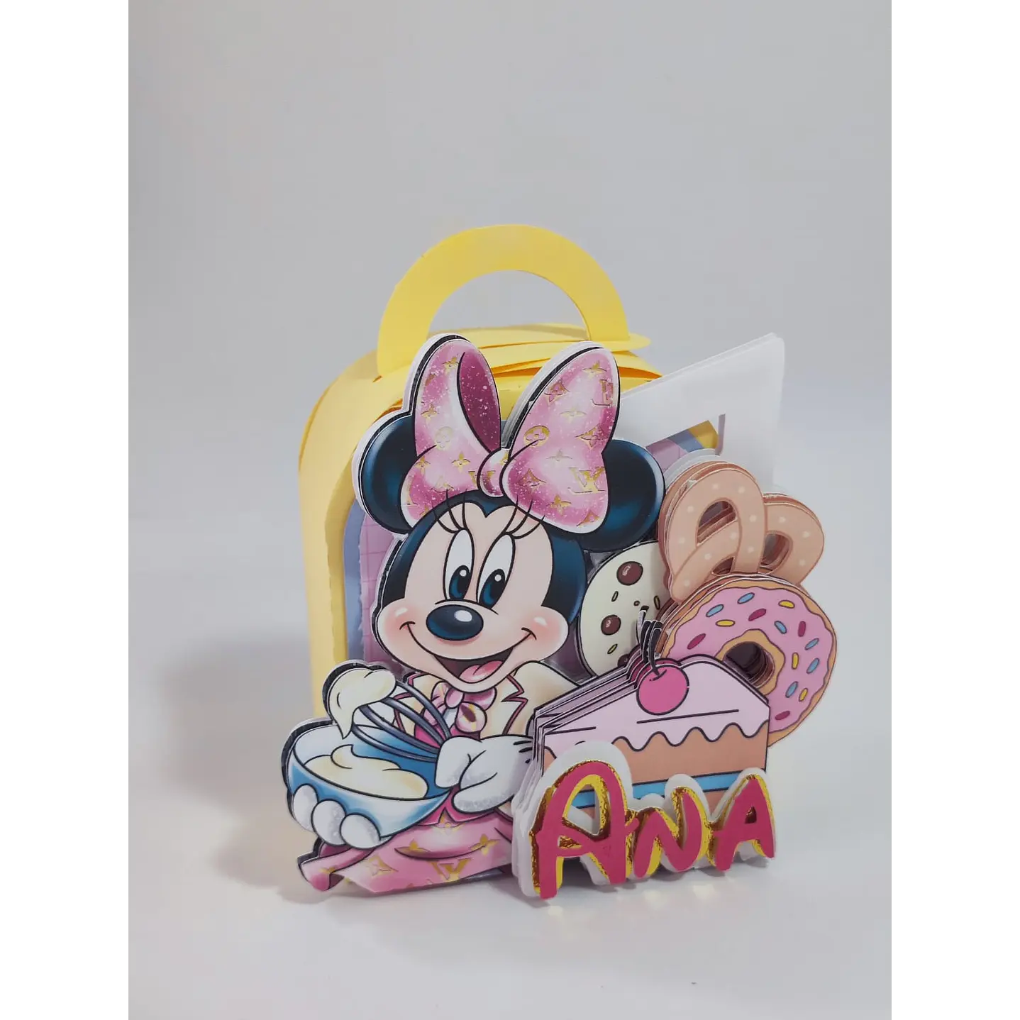 Kit Digital Minnie Confeiteira Arquivo de Corte Studio e PDF 2