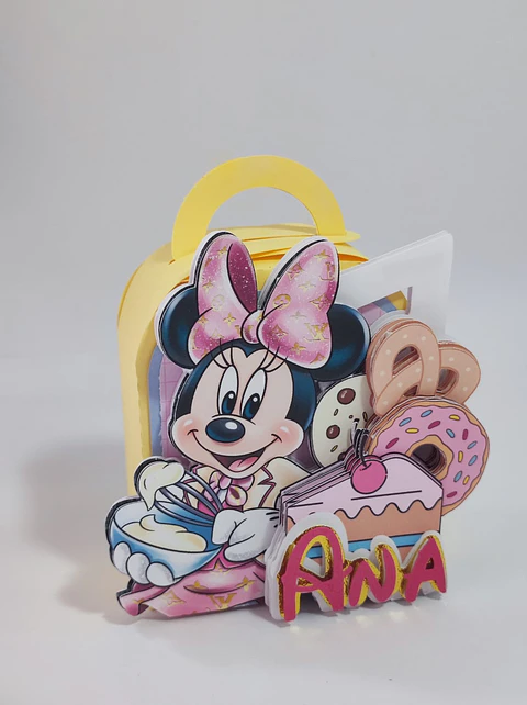 Kit Digital Minnie Confeiteira Arquivo de Corte Studio e PDF