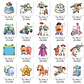 Kit Digital Toy Story 5 Aquarela PNG - 200 Imagens - Miniatura 3