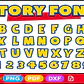 Alfabeto Toy Story em SVG PNG para Corte e Impressão - Thumbnail 1