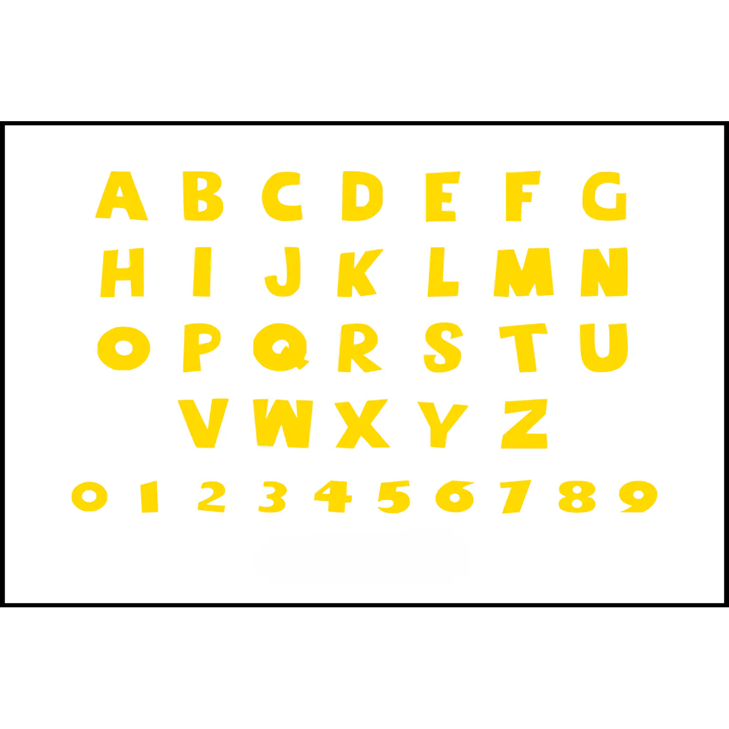 Alfabeto Toy Story em SVG PNG para Corte e Impressão 3