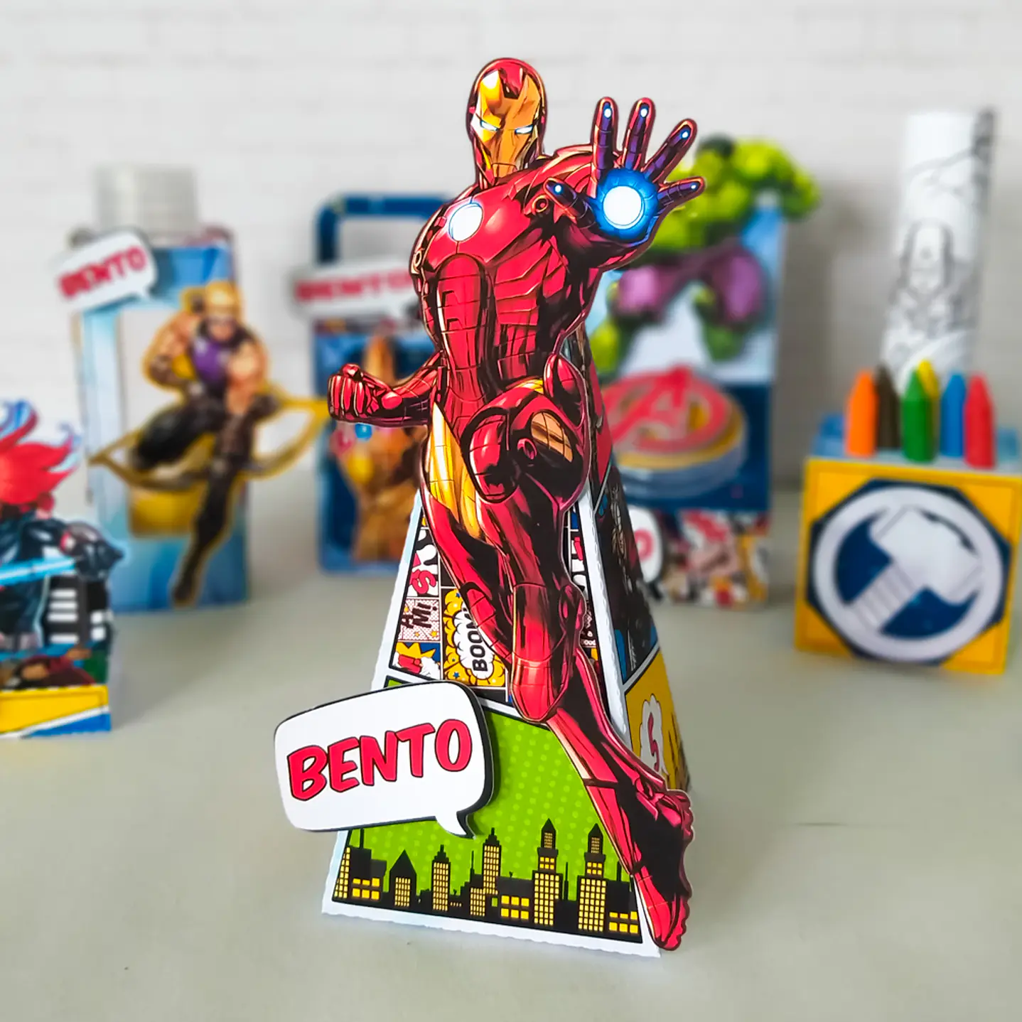 Arquivo de Corte Vingadores para Silhouette Studio e PDF 11