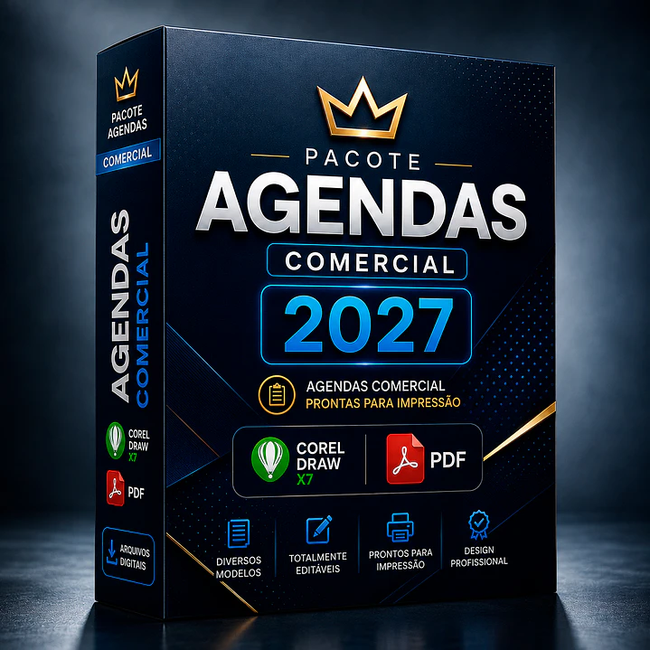 Pacote Agenda Comercial 2027 Profissional  3
