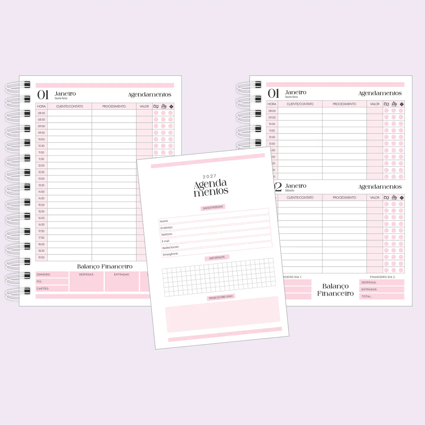 Pack Agendas 2027 PDF Pronto para Imprimir 5