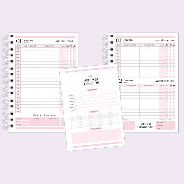 Pack Agendas 2027 PDF Pronto para Imprimir 5