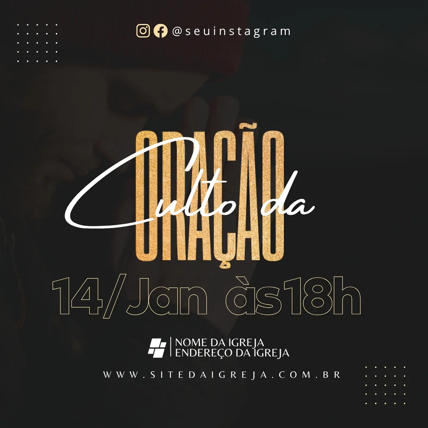 Pack Artes Gospel Canva 150 Artes Editáveis para Igrejas 15