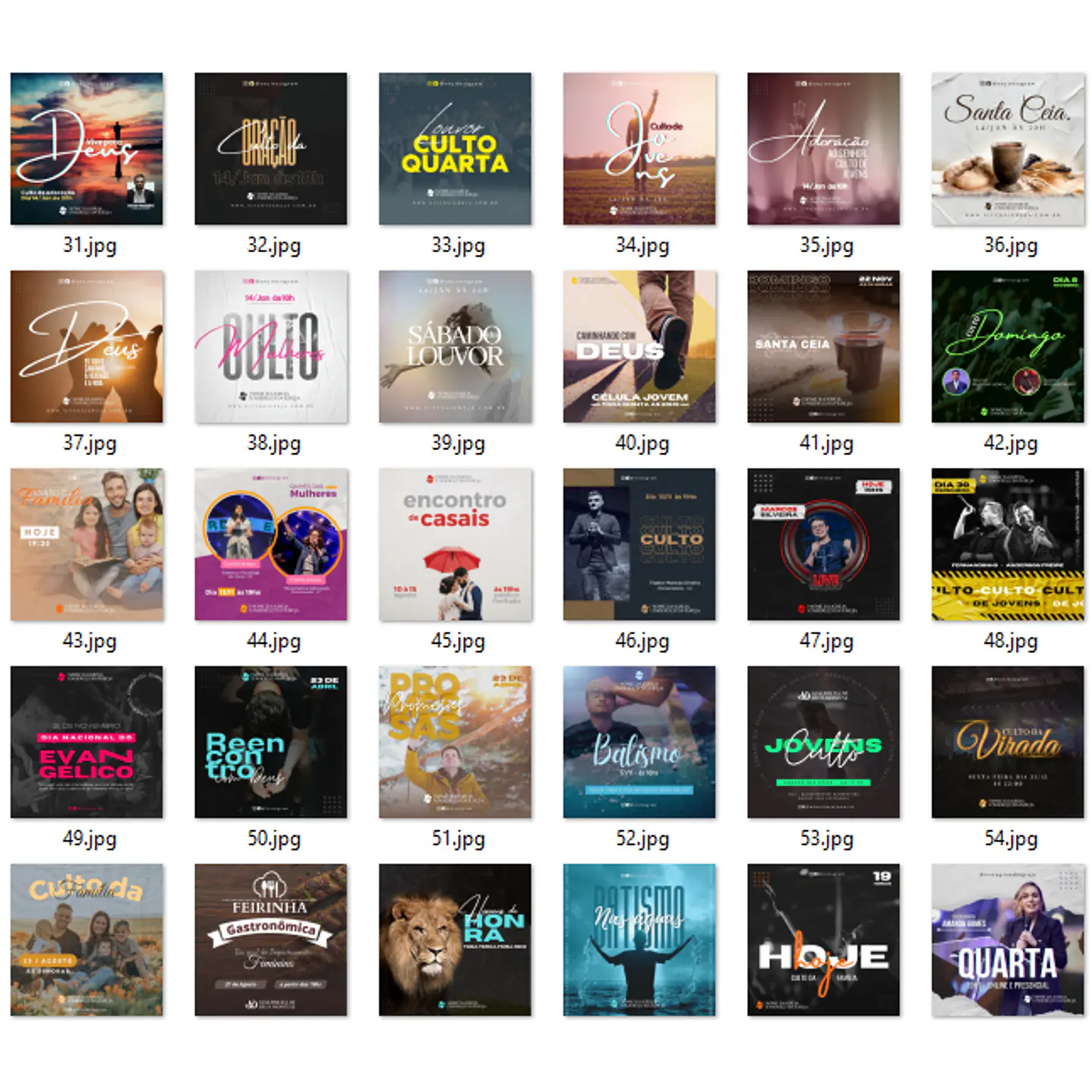 Pack Artes Gospel Canva 150 Artes Editáveis para Igrejas 16