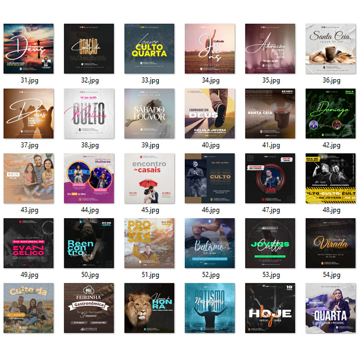 Pack Artes Gospel Canva 150 Artes Editáveis para Igrejas 16