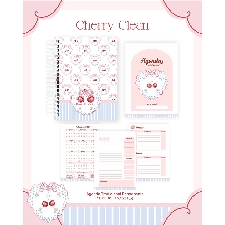 Kit Digital Encadernação Cherry Clean 2