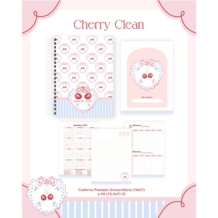 Kit Digital Encadernação Cherry Clean 6
