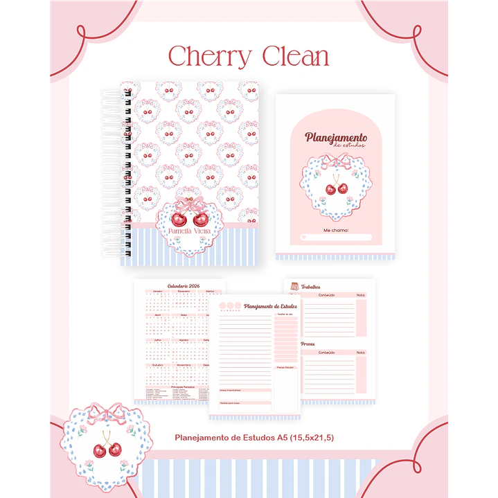 Kit Digital Encadernação Cherry Clean 7