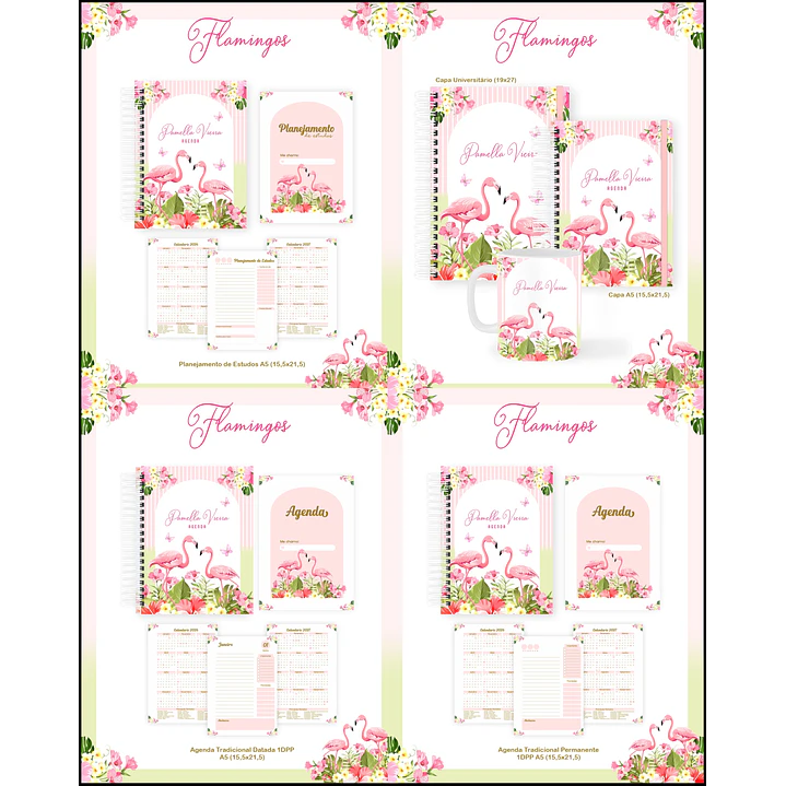 Kit 60 Temas para Agendas, Cadernos e Planners 15