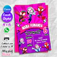 Convite Digital Spidey e Seus Amigos Rosa - Editável com Canva  - Miniatura 1